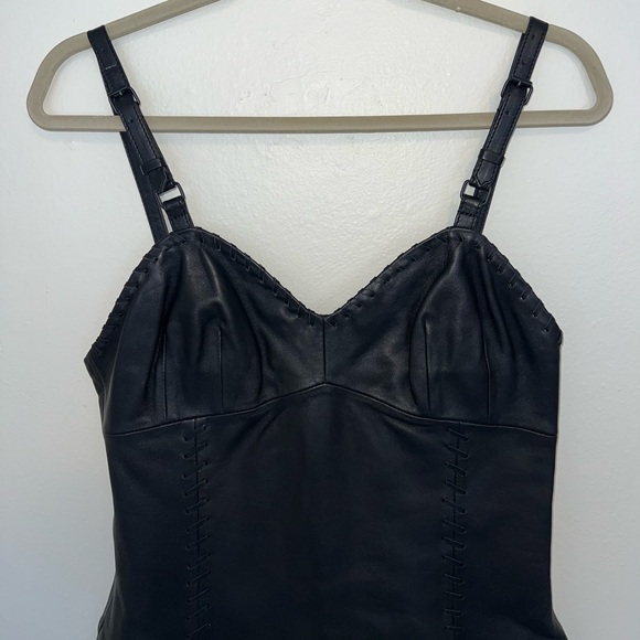 NEW Lab Leather Corset Mini Dress - Picture 7 of 9